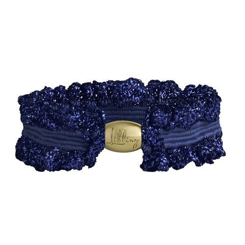 Libling Original Shimmer Hårelastik Sapphire - GULD